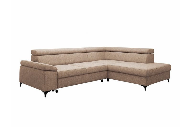 Graystone 3-sits Hörnbäddsoffa Ljusbrun - Möbler - Vardagsrum - Bäddsoffor - Hörnbäddsoffa