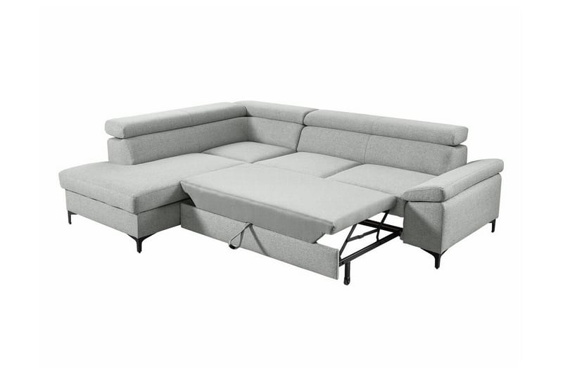 Graystone 3-sits Hörnbäddsoffa Ljusbrun - Möbler - Vardagsrum - Bäddsoffor - Hörnbäddsoffa