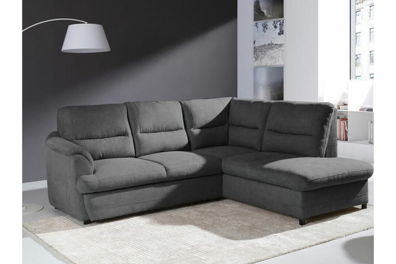 Graystone 3-sits Hörnbäddsoffa Mörkgrå - Möbler - Vardagsrum - Bäddsoffor - Hörnbäddsoffa