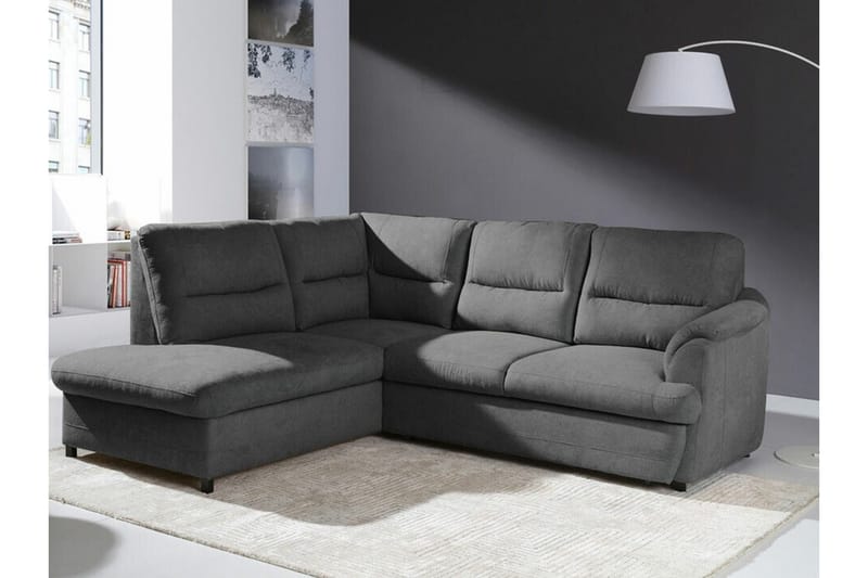 Graystone 3-sits Hörnbäddsoffa Mörkgrå - Möbler - Vardagsrum - Bäddsoffor - Hörnbäddsoffa