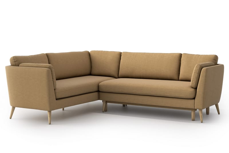 BOBBIE Bäddsoffa med Divan Beige - Möbler - Vardagsrum - Bäddsoffor - Hörnbäddsoffa