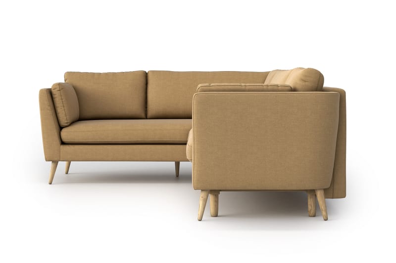 BOBBIE Bäddsoffa med Divan Beige - Möbler - Vardagsrum - Bäddsoffor - Hörnbäddsoffa