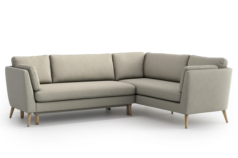 BOBBIE Bäddsoffa med Divan Beige - Möbler - Vardagsrum - Bäddsoffor - Hörnbäddsoffa