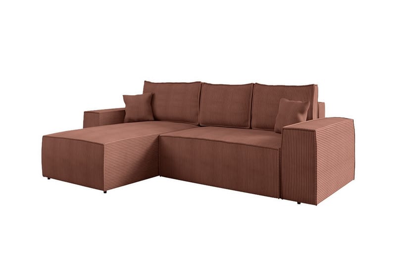 Knocklong 3-sits Hörnbäddsoffa Rosa - Möbler - Vardagsrum - Bäddsoffor - Hörnbäddsoffa