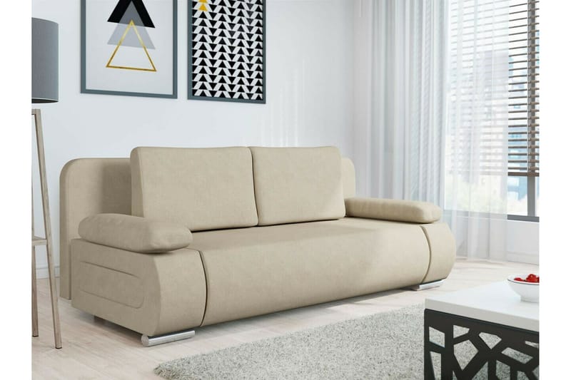 Kintore 2-sits Bäddsoffa Beige - Möbler - Vardagsrum - Bäddsoffor