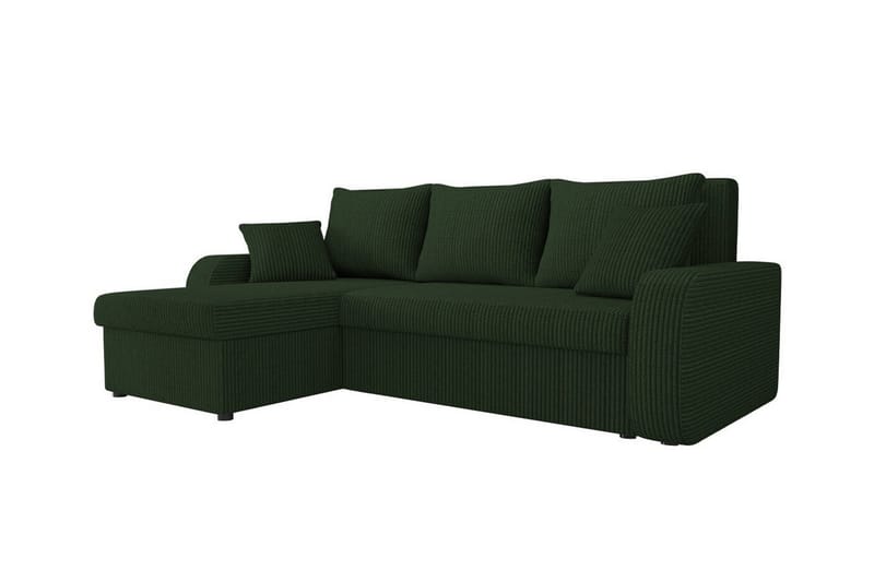 Kintore 3-sits Hörnbäddsoffa Mörkgrön - Möbler - Vardagsrum - Bäddsoffor - Hörnbäddsoffa