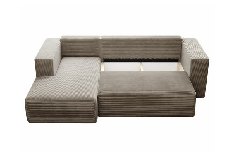 Listowel 3-sits Hörnbäddsoffa Beige/Ljusbeige - Möbler - Vardagsrum - Bäddsoffor - Hörnbäddsoffa