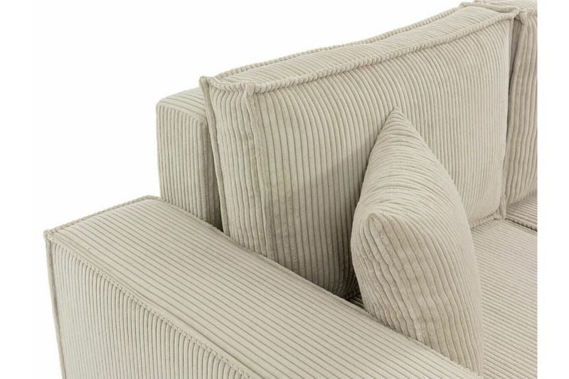 Magston 3-sits Hörnbäddsoffa Cream - Möbler - Vardagsrum - Bäddsoffor - Hörnbäddsoffa