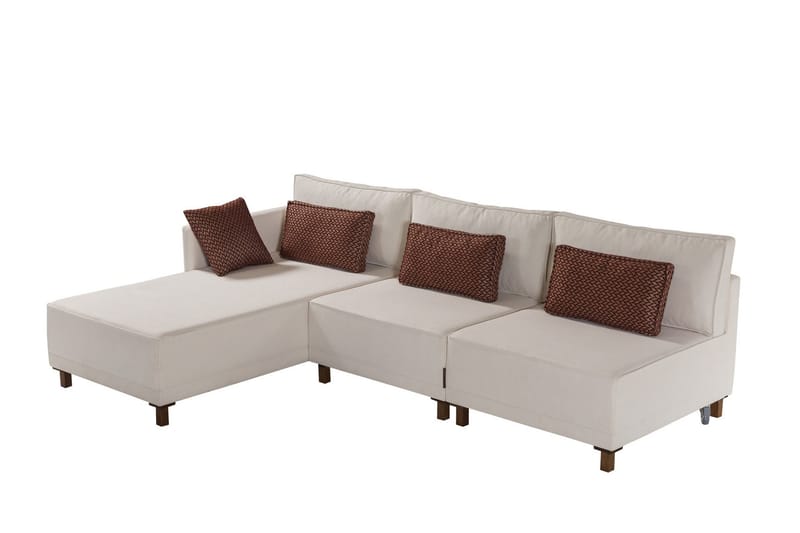 Matris 4-sits Bäddsoffa med Divan Beige - Möbler - Vardagsrum - Bäddsoffor