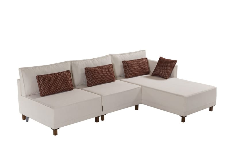 Matris 4-sits Bäddsoffa med Divan Beige - Möbler - Vardagsrum - Bäddsoffor