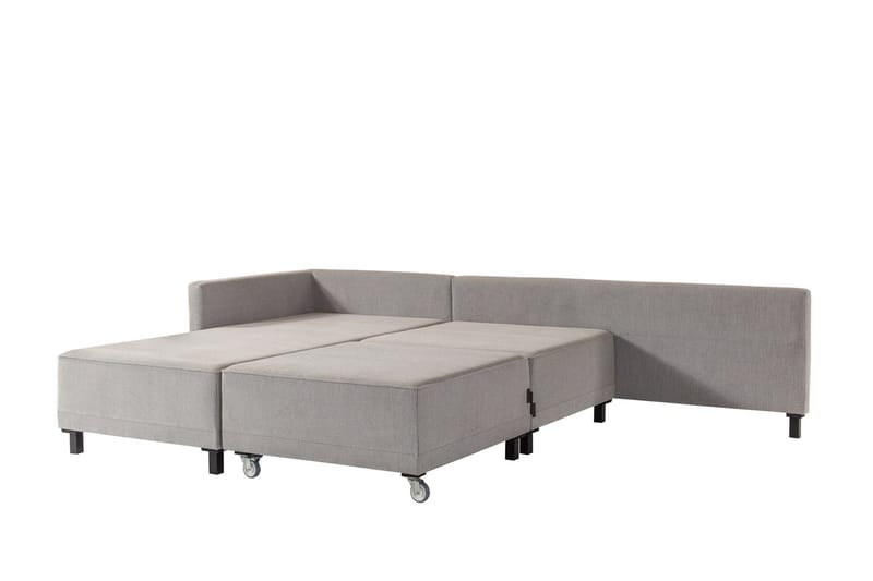 Matris 4-sits Bäddsoffa med Divan Grå - Möbler - Vardagsrum - Bäddsoffor