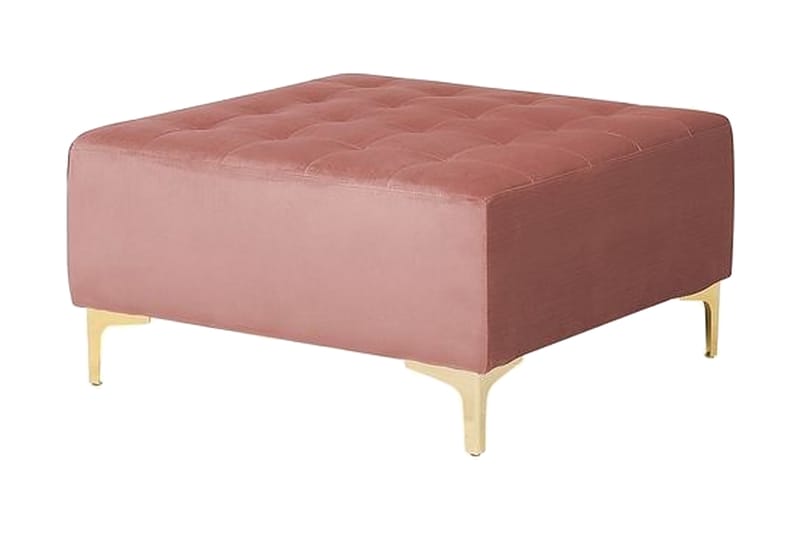 MAZOTO Bäddsoffa med Fotpall Rosa - Möbler - Vardagsrum - Bäddsoffor