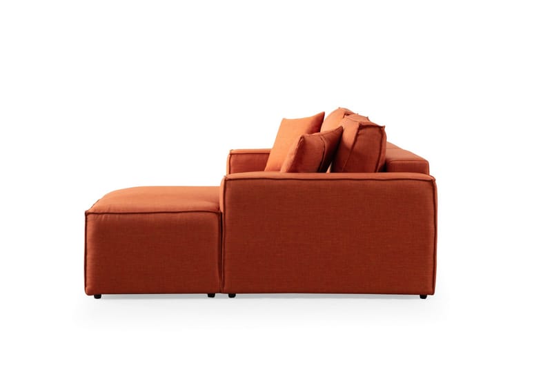 Munehiro Hörnbäddsoffa Orange - Möbler - Vardagsrum - Bäddsoffor - Hörnbäddsoffa