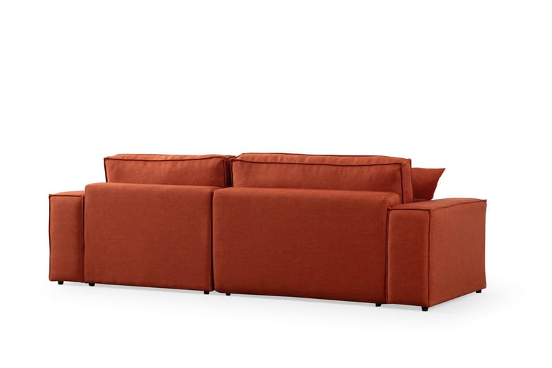 Munehiro Hörnbäddsoffa Orange - Möbler - Vardagsrum - Bäddsoffor - Hörnbäddsoffa