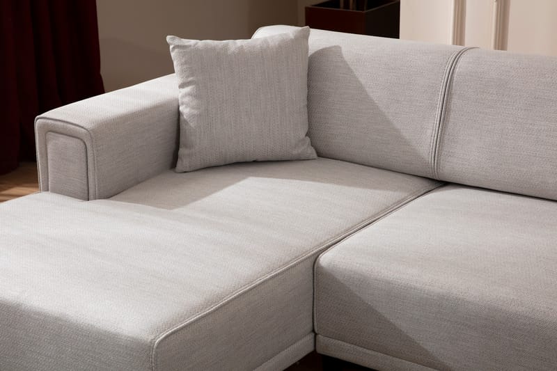 Naoko Bäddsoffa med divan Beige - Möbler - Vardagsrum - Bäddsoffor - Hörnbäddsoffa