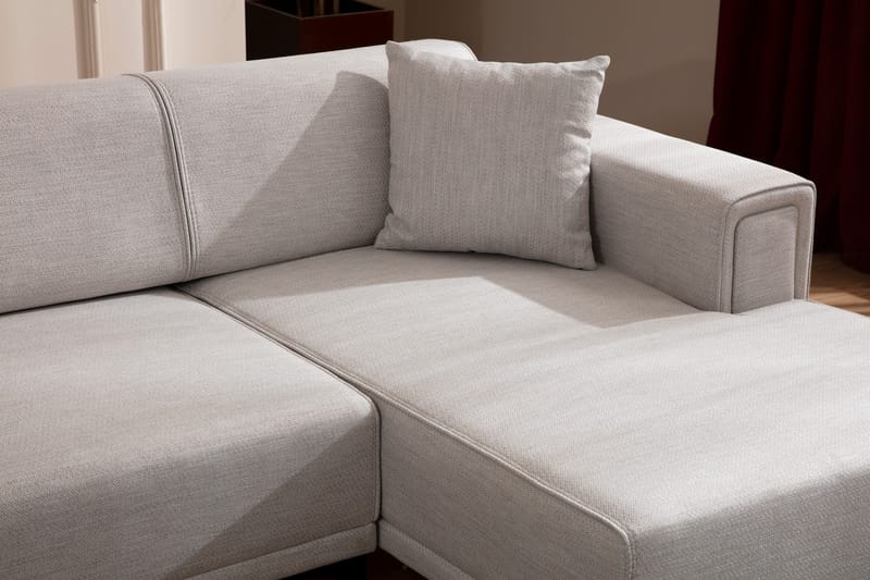 Naoko Bäddsoffa med divan Beige - Möbler - Vardagsrum - Bäddsoffor - Hörnbäddsoffa