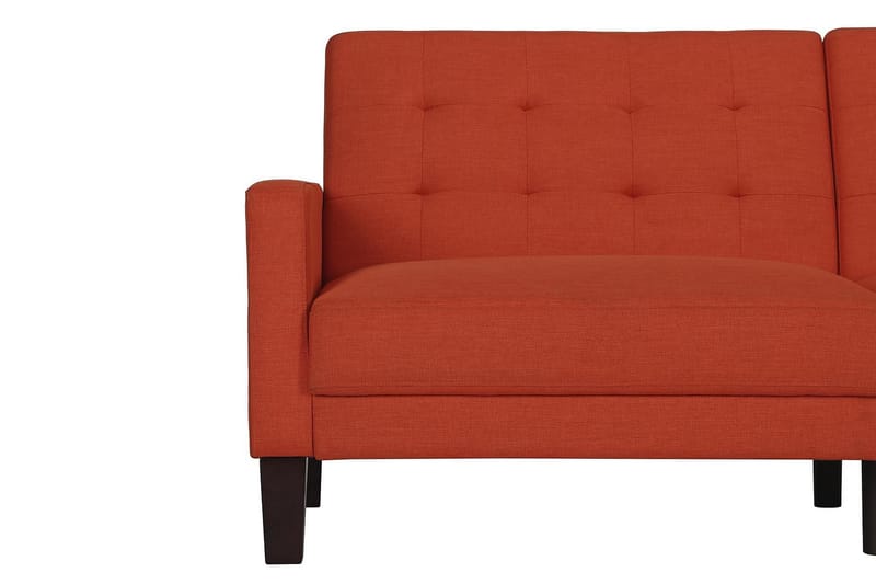 PORTER 2-sits Bäddsoffa Orange - Dorel Home - Möbler - Vardagsrum - Bäddsoffor