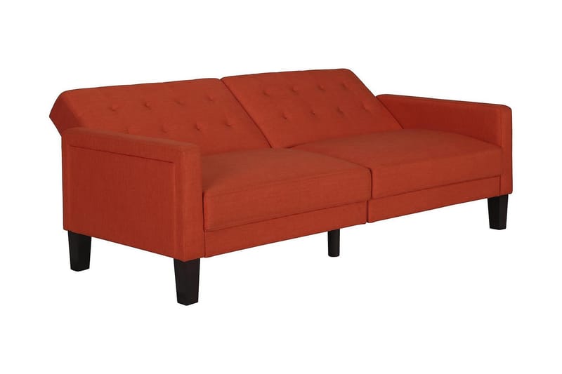 PORTER 2-sits Bäddsoffa Orange - Dorel Home - Möbler - Vardagsrum - Bäddsoffor