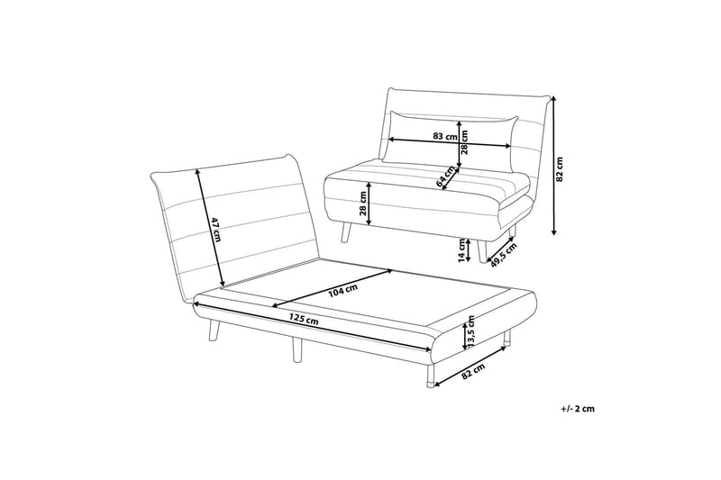 SETTEN Bäddsoffa 104 cm - Möbler - Vardagsrum - Bäddsoffor