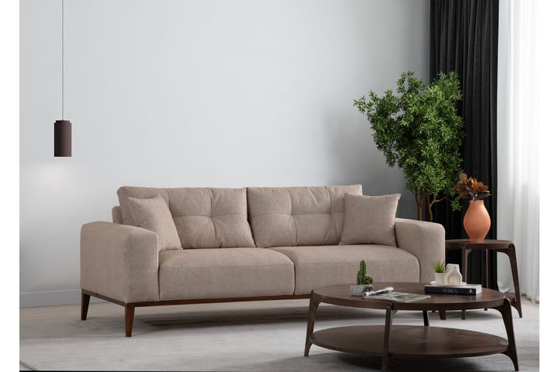 Sinor Bäddsoffa 4-sits Beige - Möbler - Vardagsrum - Bäddsoffor - 4-sits bäddsoffa