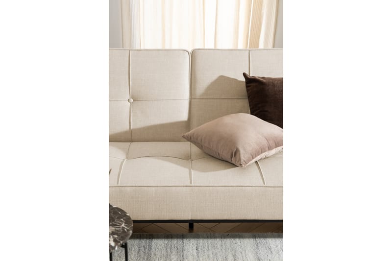 SOPRANA 2-sits Bäddsoffa Beige - Möbler - Vardagsrum - Bäddsoffor