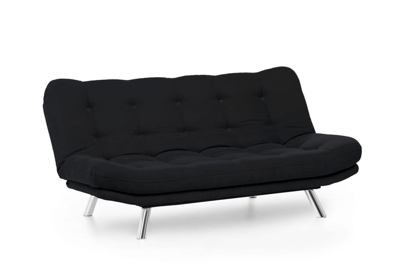 Sugarstown Bäddsoffa 3-sits 200x104 cm Svart - Möbler - Vardagsrum - Bäddsoffor