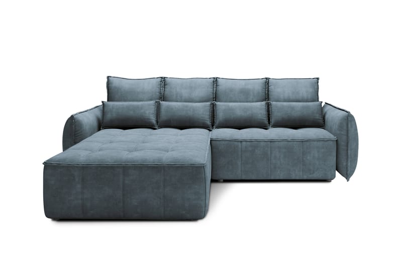 Takara Bäddsoffa med Divan 3-sits - Blå - Möbler - Vardagsrum - Bäddsoffor