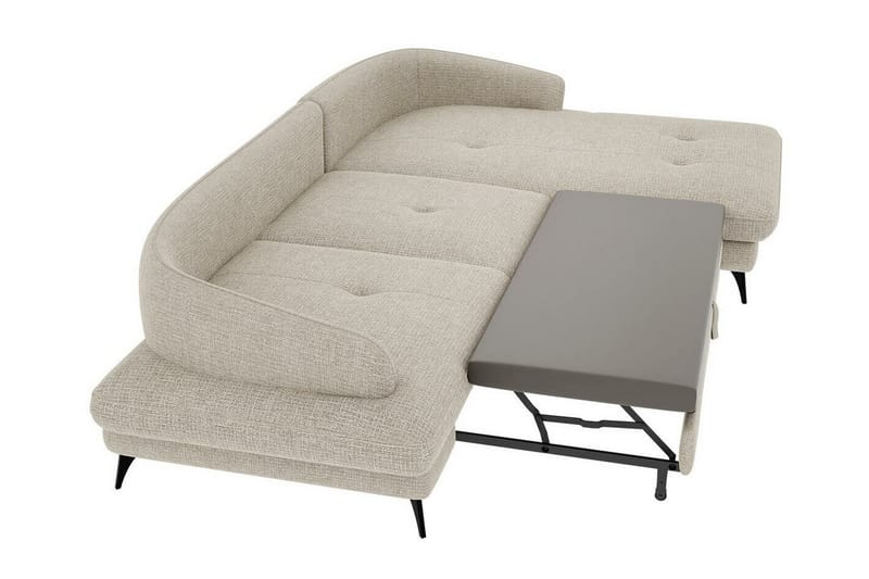 Telford 3-sits Hörnbäddsoffa Beige - Möbler - Vardagsrum - Bäddsoffor - Hörnbäddsoffa