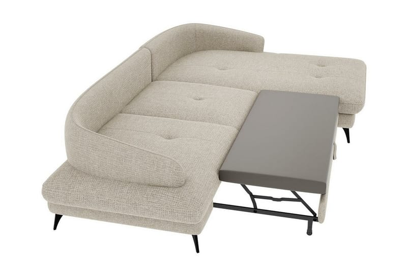 Telford 3-sits Hörnbäddsoffa Beige - Möbler - Vardagsrum - Bäddsoffor - Hörnbäddsoffa