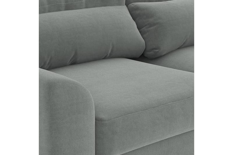 TITTO Hörnbäddsoffa Ljusgrå 235x54/100x96 cm - Möbler - Vardagsrum - Bäddsoffor - U bäddsoffa