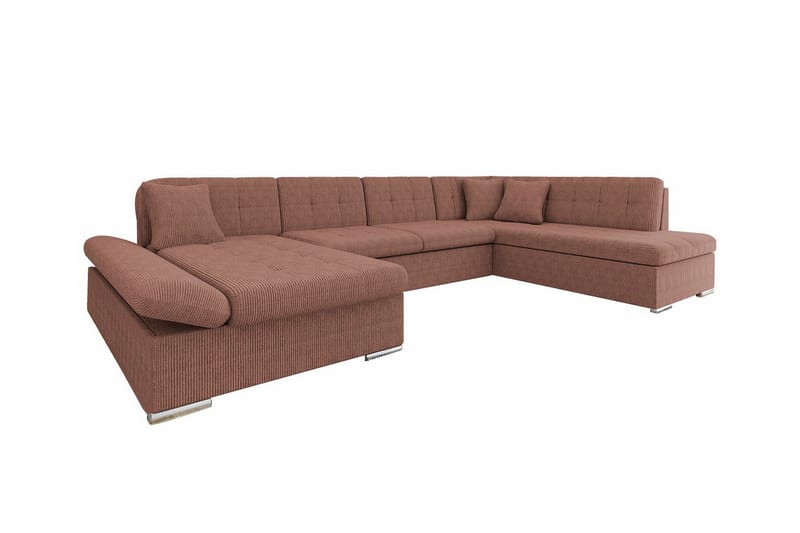 Zumar 4-sits Hörnbäddsoffa Ljusbrun - Möbler - Vardagsrum - Bäddsoffor - Hörnbäddsoffa