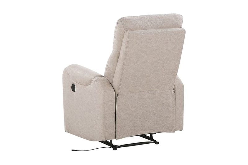 RAUHALA Fåtölj LED-belysning + USB-port Beige - Möbler - Vardagsrum - Fåtöljer - Biofåtöljer & reclinerfåtöljer