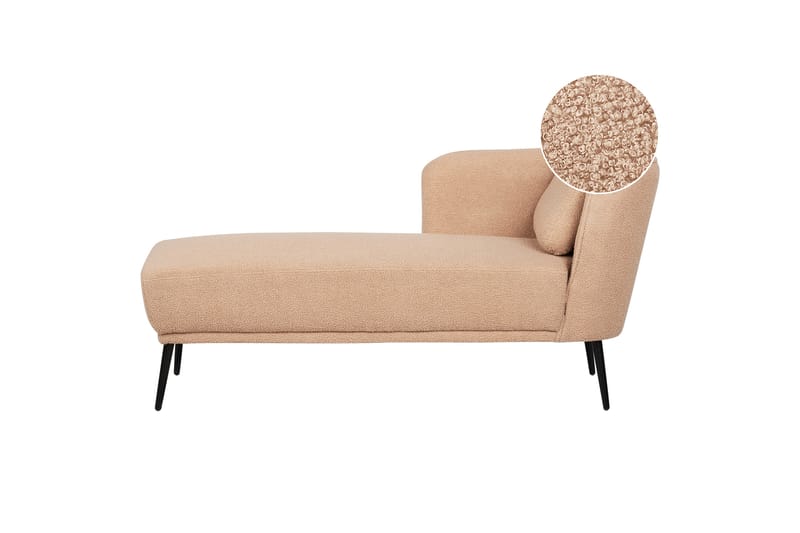 Uklund Schäslong 148 cm Höger - Beige/Svart - Möbler - Vardagsrum - Fåtöljer - Schäslongfåtöljer & divanfåtöljer