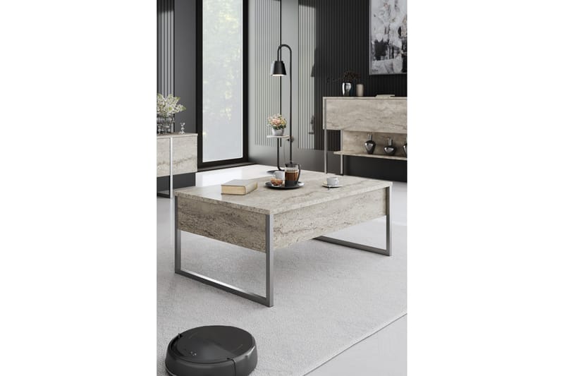 Luxe  Möbelset För Vardagsrum Beige/Silver - M�öbler - Vardagsrum - Möbelset för vardagsrum