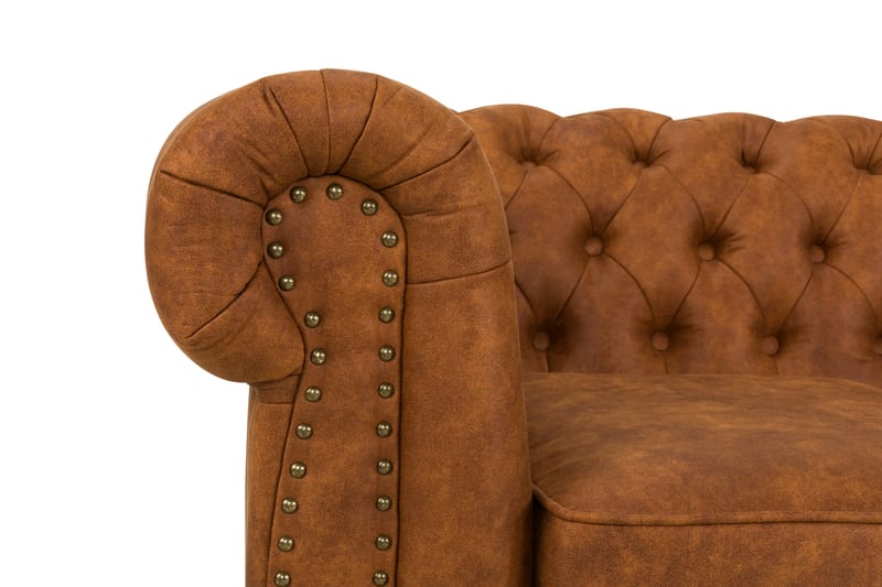 CHESTERFIELD LUX Soffgrupp 2-sits+Fåtölj+Fotpall - Möbler - Vardagsrum - Soffgrupper - Howard soffgrupp