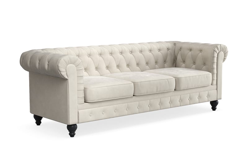 CHESTERFIELD Soffgrupp 3-sits+2-sits Beige - Möbler - Vardagsrum - Soffgrupper - Chesterfield soffgrupp