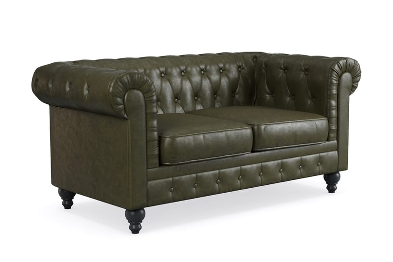 CHESTERFIELD Soffgrupp 3-sits+2-sits Grön - Möbler - Vardagsrum - Soffgrupper - Chesterfield soffgrupp