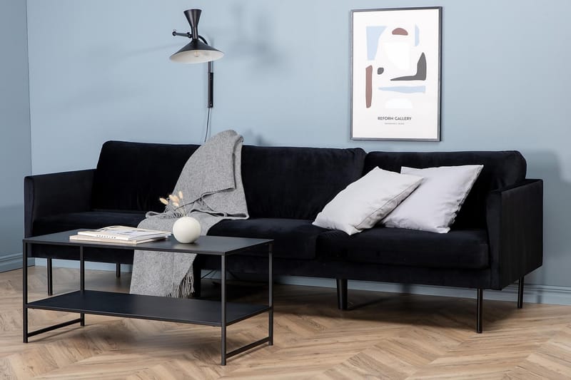 Zoom 3-sits soffa - Svart - Möbler - Vardagsrum - Soffor - 3-sits soffor