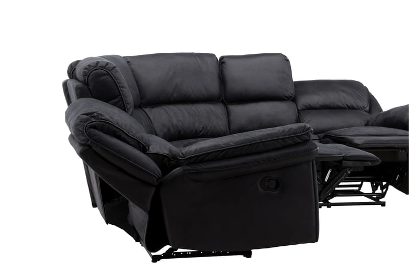 SAAR Reclinersoffa Svart - Möbler - Vardagsrum - Soffor - Reclinersoffor & Biosoffor