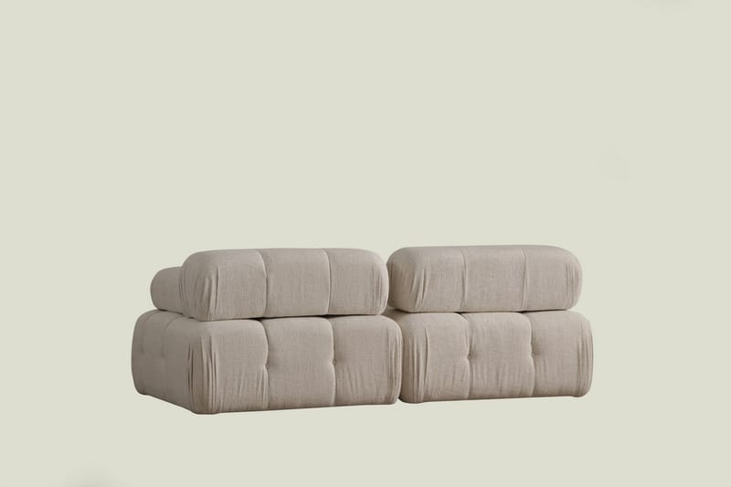 BELGIN Bubblig Soffa 2-sits Ljusbeige - Möbler - Vardagsrum - Soffor - 2-sits soffor