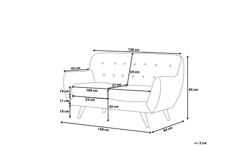 BODO Soffa 2-4 sits - Möbler - Vardagsrum - Soffor - 2-sits soffor