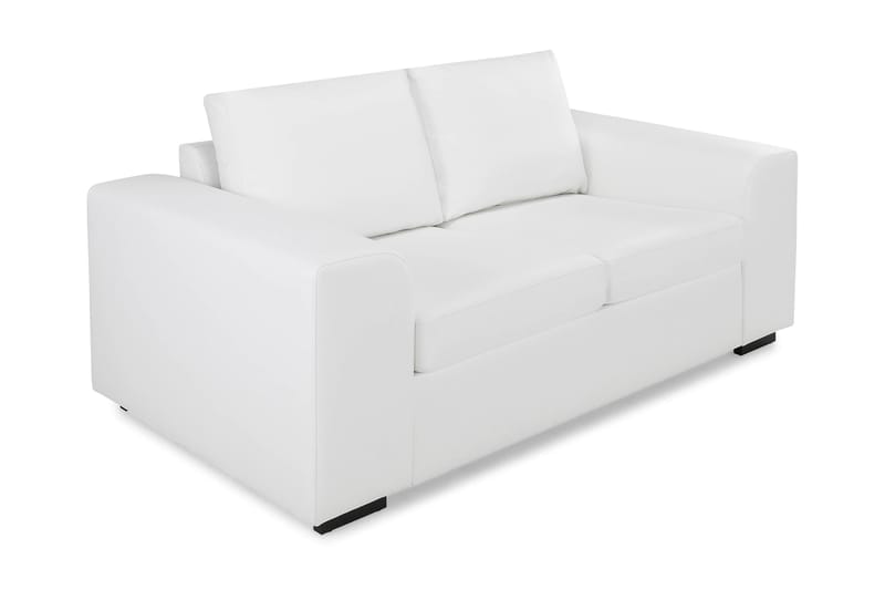 CONNECT 2-sits Soffa Konstläder Vit - Möbler - Vardagsrum - Soffor - 2-sits soffor