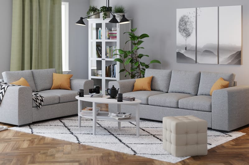 CONNECT 2-sits Soffa Ljusgrå - Möbler - Vardagsrum - Soffor - 2-sits soffor