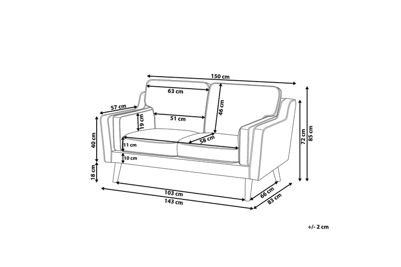 LOKKA Soffa 2-4 sits - Möbler - Vardagsrum - Soffor - 2-sits soffor