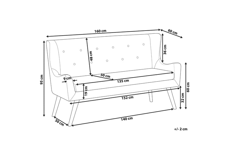 ONSVED 2-sits Soffa Ljusgrå - Möbler - Vardagsrum - Soffor - 2-sits soffor