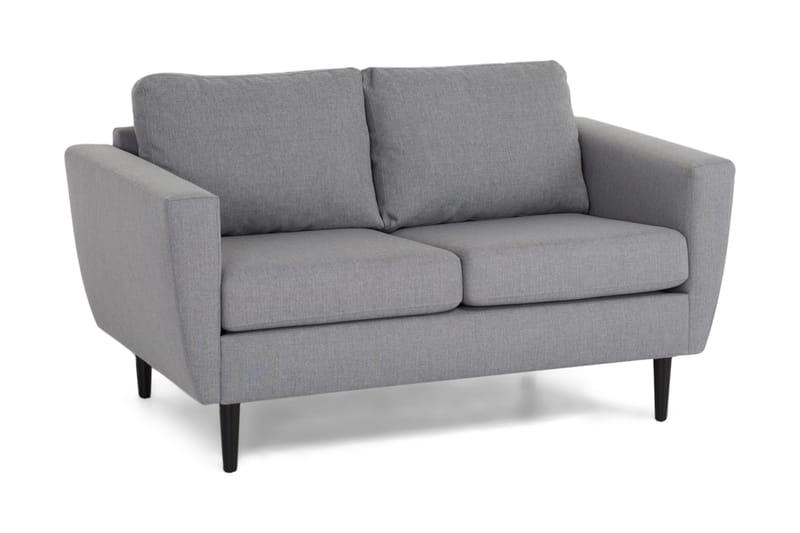 STAMFORD 2-sits Soffa Ljusgrå/Svart - Möbler - Vardagsrum - Soffor - 2-sits soffor