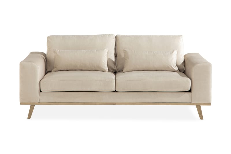 TULSA 2-sits Soffa Sammet Beige - Möbler - Vardagsrum - Soffor - 2-sits soffor