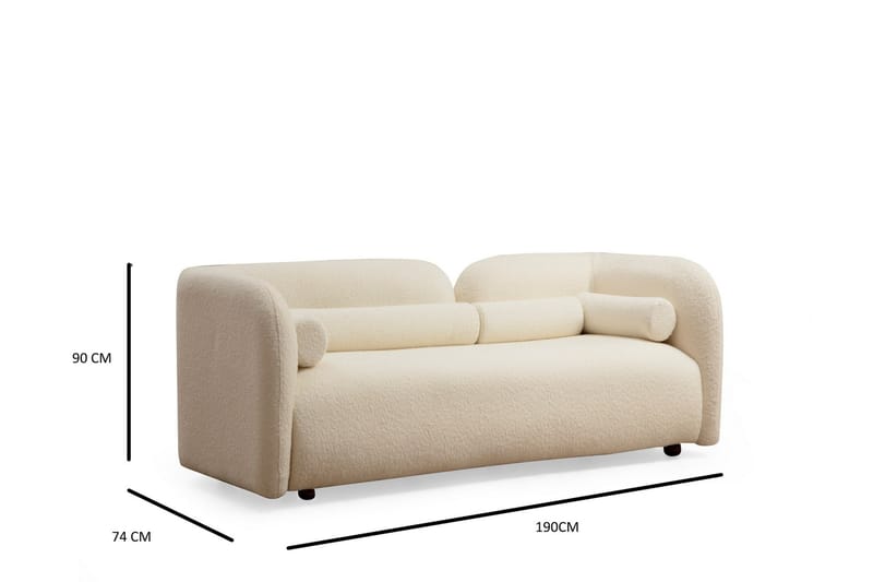 Victoria  Soffa 2-sits Beige - Möbler - Vardagsrum - Soffor - 2-sits soffor