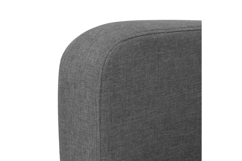 3-sitssoffa 180x65x76 cm mörkgrå - Grå - Möbler - Vardagsrum - Soffor - 3-sits soffor