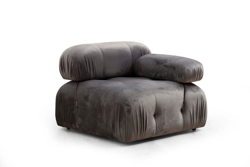 BELGIN Bubblig Soffa 3-sits Grå - Möbler - Vardagsrum - Soffor - 3-sits soffor